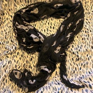 Sheer Jack Skellington Dress Decorative Scarf- The Nightmare Before Christmas